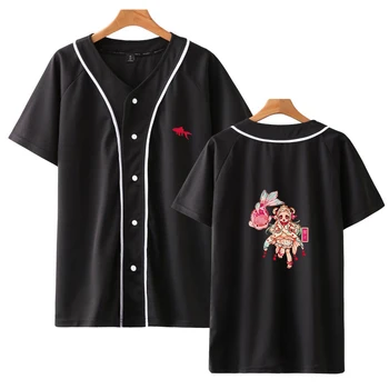 Toilet-Bound Hanako-kun role unisex Short-sleeved baseball cos Bottom shirt autumn Short-sleeved baseball unisex couple
Toilet-Bound Hanako-kun role unisex Short-sleeved baseball cos Bottom shirt autumn Short-sleeved baseball unisex couple