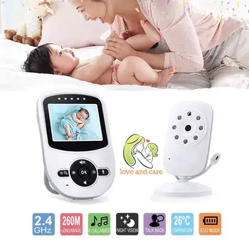 Walkie Talkie baby video monitor 2.4 inch LCD IR Night Vision Video Intercoms 4 Lullabies Temperature Monitor Zoom 
Walkie Talkie baby video monitor 2.4 inch LCD IR Night Vision Video Intercoms 4 Lullabies Temperature Monitor Zoom