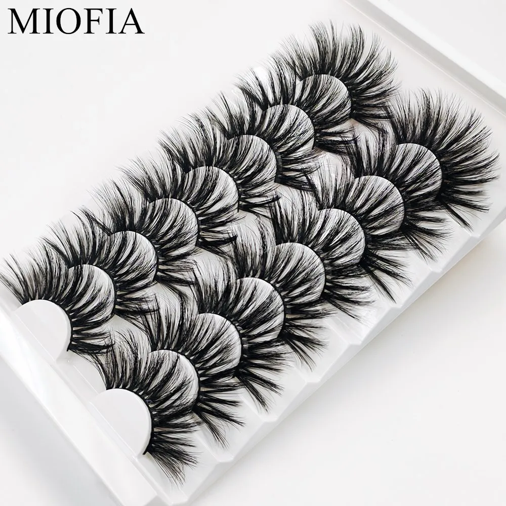 MIOFIA 8 pairs of 25mm fluffy mink eyelashes soft 3D handmade eyelashes dramatic lashes extension 25mm lashes wholesale supplier
MIOFIA 8 pairs of 25mm fluffy mink eyelashes soft 3D handmade eyelashes dramatic lashes extension 25mm lashes wholesale supplier