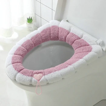 Cute Thick Universal Warm Soft Washable Toilet Seat Cover, Handle Home Decoration Toilet Seat Cushion Toilet Seat Accessories
Cute Thick Universal Warm Soft Washable Toilet Seat Cover, Handle Home Decoration Toilet Seat Cushion Toilet Seat Accessories