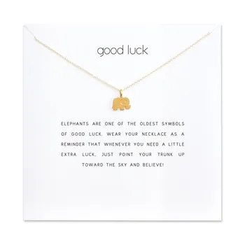 Elephant Gold Color Necklace Luck Pendant Necklace Chain Statement Necklace Women Jewelry Best Friend Birthday Gift
Elephant Gold Color Necklace Luck Pendant Necklace Chain Statement Necklace Women Jewelry Best Friend Birthday Gift
