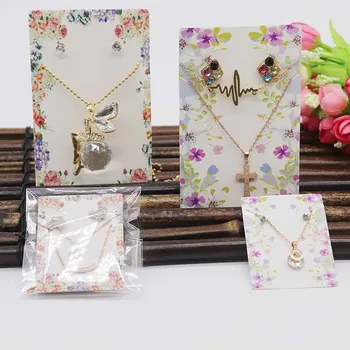10pcs/lot Flower pattern necklace earring set package card tag large jewelry pendant /charms /drop earrings display tag card 
10pcs/lot Flower pattern necklace earring set package card tag large jewelry pendant /charms /drop earrings display tag card