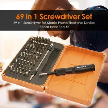69 in 1 Screwdriver Set Repair Mobile Phone Maintenance Disassembly Hand Tool Beautiful Appearance Easy to Carry
69 in 1 Screwdriver Set Repair Mobile Phone Maintenance Disassembly Hand Tool Beautiful Appearance Easy to Carry