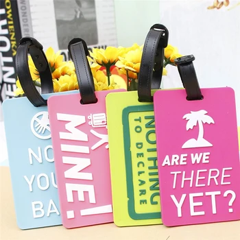 Fashion Letter Luggage Tags Suitcase Holder Travel Accessories ID Addres Silica Gel Portable Label Baggage Boarding 
Fashion Letter Luggage Tags Suitcase Holder Travel Accessories ID Addres Silica Gel Portable Label Baggage Boarding