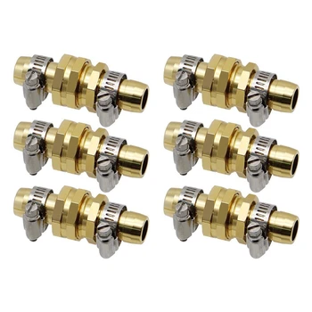 6 Set Garden Hose Repair Connector with Clamps, Fit for 3/4Inch or 5/8Inch Garden Hose Fitting
6 Set Garden Hose Repair Connector with Clamps, Fit for 3/4Inch or 5/8Inch Garden Hose Fitting