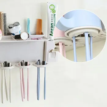 Nayachic 4PCS Wash Cups Toothbrush Comb Storage Holder Set with Home Automatic Toothpaste Dispenser for Bathroom Organizer
Nayachic 4PCS Wash Cups Toothbrush Comb Storage Holder Set with Home Automatic Toothpaste Dispenser for Bathroom Organizer