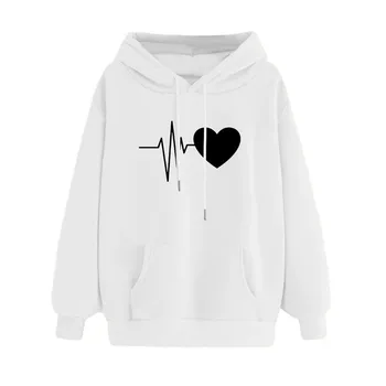Women Love EGG Print Hoodies with Front Pocket, Casual Loose Fit Long Sleeve Sweatshirt for Autumn, Winter
Women Love EGG Print Hoodies with Front Pocket, Casual Loose Fit Long Sleeve Sweatshirt for Autumn, Winter