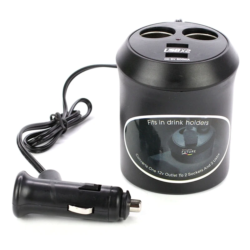 Car USB Phone Charger Socket Splitter Way Cigarette Lighter Car Dual Fast Quick Charging Power Adapter Cup Shape Auto Parts
Car USB Phone Charger Socket Splitter Way Cigarette Lighter Car Dual Fast Quick Charging Power Adapter Cup Shape Auto Parts