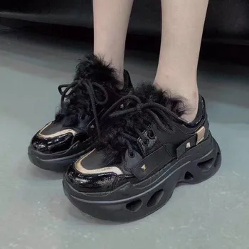 2019 winter new women's sports shoes thick warm Luxury brand women sneakers increased thick bottom casual wild women's shoes
2019 winter new women's sports shoes thick warm Luxury brand women sneakers increased thick bottom casual wild women's shoes