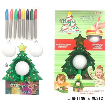 DIY Christmas Tree Rotate Drawing Ball Set Electric Painting Machine Christmas Decoration Kids Electric Toys For Children Gift
DIY Christmas Tree Rotate Drawing Ball Set Electric Painting Machine Christmas Decoration Kids Electric Toys For Children Gift