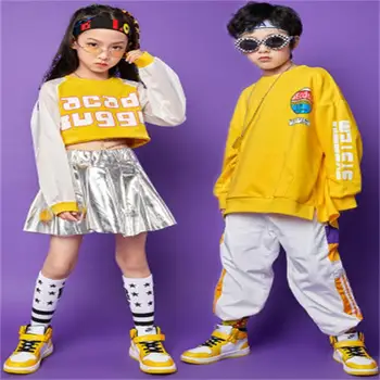 Stage Performance Clothing Hiphop Jazz Dance Outfit Clothing for Girls Shining Street Fashion Evening Party Kids Costumes
Stage Performance Clothing Hiphop Jazz Dance Outfit Clothing for Girls Shining Street Fashion Evening Party Kids Costumes
