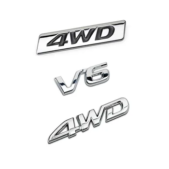 V6 4WD Emblem Badge 3D Chrome Metal Sticker Car Body Trunk Decoration Accessories For Toyota Highlander RAV4 For SUV Auto
V6 4WD Emblem Badge 3D Chrome Metal Sticker Car Body Trunk Decoration Accessories For Toyota Highlander RAV4 For SUV Auto