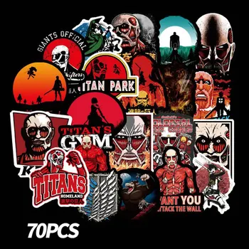 70pcs Attack giant Stickers Anime Pegatina For Children On The Laptop Fridge Phone Skateboard Suitcase Funny Cool Sticker
70pcs Attack giant Stickers Anime Pegatina For Children On The Laptop Fridge Phone Skateboard Suitcase Funny Cool Sticker