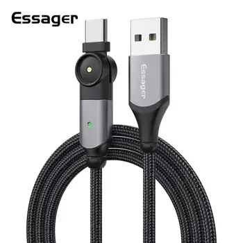Essager Rotate USB Type C Cable Fast Charging USB-C Wire Cord Charger Type-C Mobile Phone For Samsung Xiaomi Data Cables 1/2m
Essager Rotate USB Type C Cable Fast Charging USB-C Wire Cord Charger Type-C Mobile Phone For Samsung Xiaomi Data Cables 1/2m