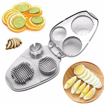 Multi-function Slicer Avocado Kitchen Tool Egg Slicer White 3 in 1 Manual Household Dicer Stainless Steel Practical
Multi-function Slicer Avocado Kitchen Tool Egg Slicer White 3 in 1 Manual Household Dicer Stainless Steel Practical