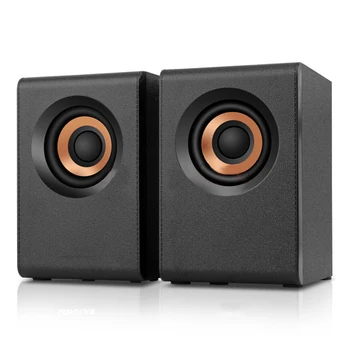 USB Wired Computer Speaker Notebook 2.1 Sound Wooden Desktop Computer Speaker 3D Stereo Subwoofer for Laptop Desktop Smartphone
USB Wired Computer Speaker Notebook 2.1 Sound Wooden Desktop Computer Speaker 3D Stereo Subwoofer for Laptop Desktop Smartphone