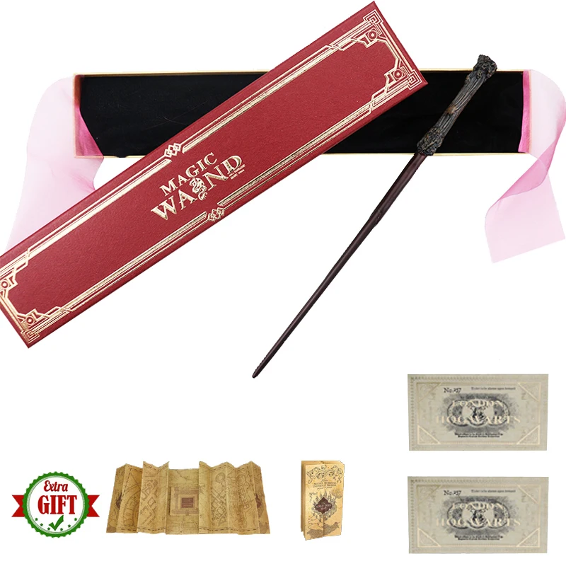 Metal Core Harris Pottere Magic Wand Young Dumbledore Bellatrix Harried Magical Wand Pink Ribbon Box Pack Map and Ticket Gifts
Metal Core Harris Pottere Magic Wand Young Dumbledore Bellatrix Harried Magical Wand Pink Ribbon Box Pack Map and Ticket Gifts
