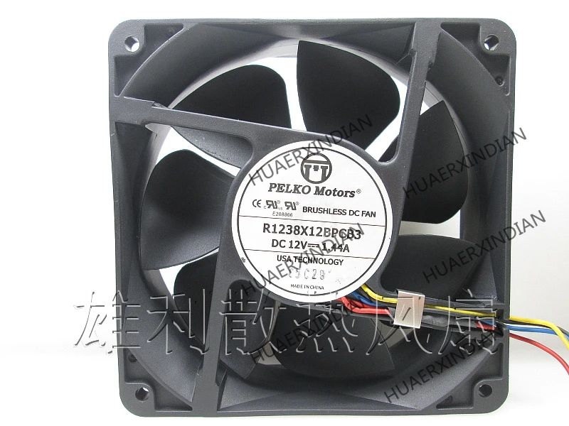 Original NEW R1238X12BPCB3 12V 1.44A 12CM 12038 4wire Motor protection cooling Fan high quality
Original NEW R1238X12BPCB3 12V 1.44A 12CM 12038 4wire Motor protection cooling Fan high quality