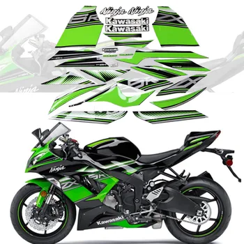 For Kawasaki Ninja ZX6R 6R 2013 2014 2015 2016 2017 2018 KRT Motorcycle High Quality Full Kit Sticker Silkscreen Applique 
For Kawasaki Ninja ZX6R 6R 2013 2014 2015 2016 2017 2018 KRT Motorcycle High Quality Full Kit Sticker Silkscreen Applique