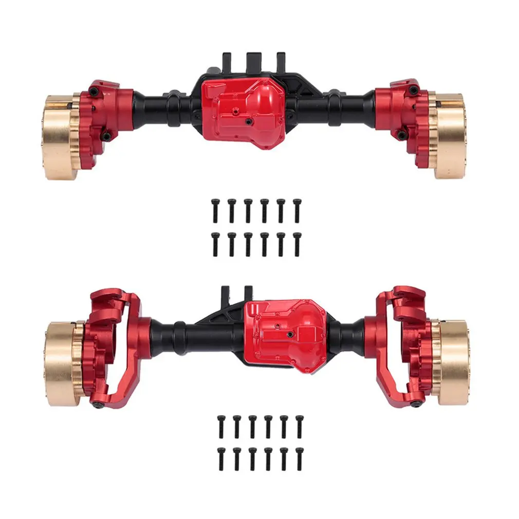 High Quality CNC Metal Alloy Front Rear Axle Housing Suitable For 1/10 TRX4 Remote Control Crawler Car Car Upgrade Parts 
High Quality CNC Metal Alloy Front Rear Axle Housing Suitable For 1/10 TRX4 Remote Control Crawler Car Car Upgrade Parts