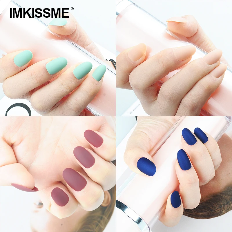 IMKISSME 24pcs Short Round Fake Nails Art Matte False Nail Sensual Acrylic Sticker Set
IMKISSME 24pcs Short Round Fake Nails Art Matte False Nail Sensual Acrylic Sticker Set