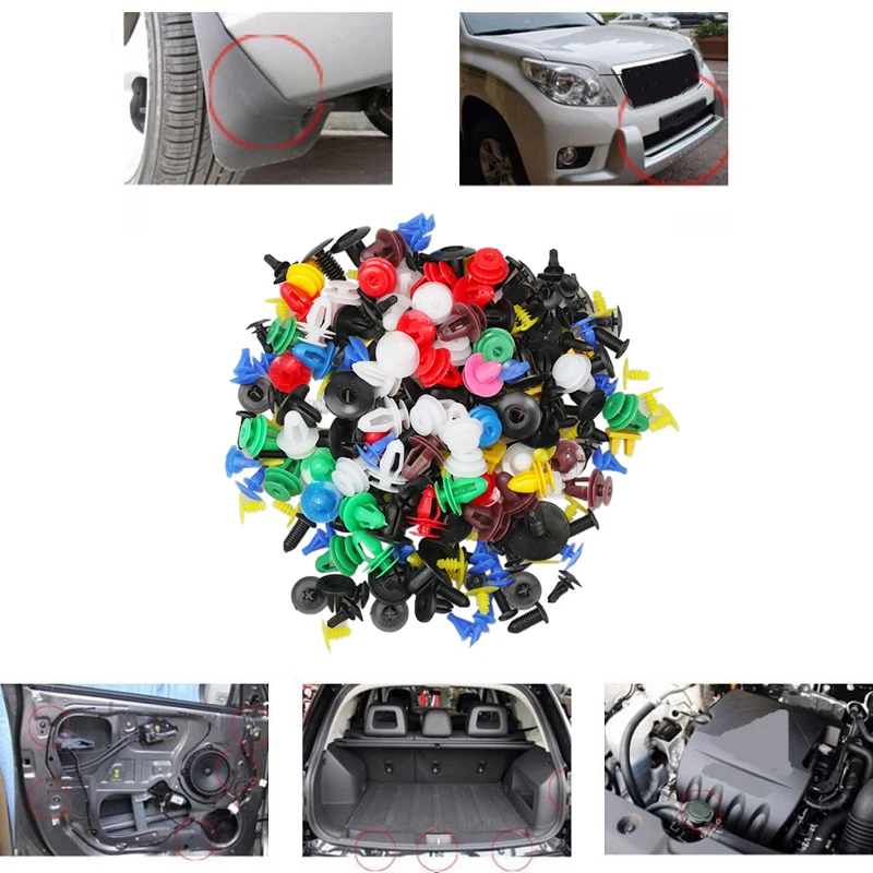 car Fastener Random Mixed Bumper Clips Retainer for BMW 1 2 3 4 Kia K5 KX3 KX5 Cerato Soul Forte Sportage | Автомобили и