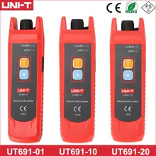 UNI-T UT691 Series Visual Fault Locator 15km Optical Fibe Test Pen Light Pen Light Pen Red Light Source Tester
UNI-T UT691 Series Visual Fault Locator 15km Optical Fibe Test Pen Light Pen Light Pen Red Light Source Tester