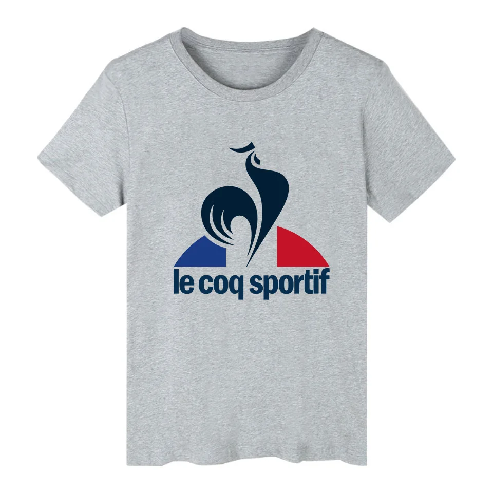 QZHIHE Le Coq летняя новая мужская хлопковая Спортивная футболка модная Повседневная