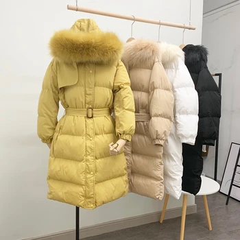 Women large fur collar Cotton Padded, Winter New long-length knee-length bread Jacket, Loose Thick Cotton clothing,W257
Women large fur collar Cotton Padded, Winter New long-length knee-length bread Jacket, Loose Thick Cotton clothing,W257