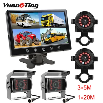 YuanTing 9 '' LCD Reversing Monitor 4-pin Cables IP68 IR LED Waterproof Night Vision Backup Rear View Camera for Trailer Campers
YuanTing 9 '' LCD Reversing Monitor 4-pin Cables IP68 IR LED Waterproof Night Vision Backup Rear View Camera for Trailer Campers