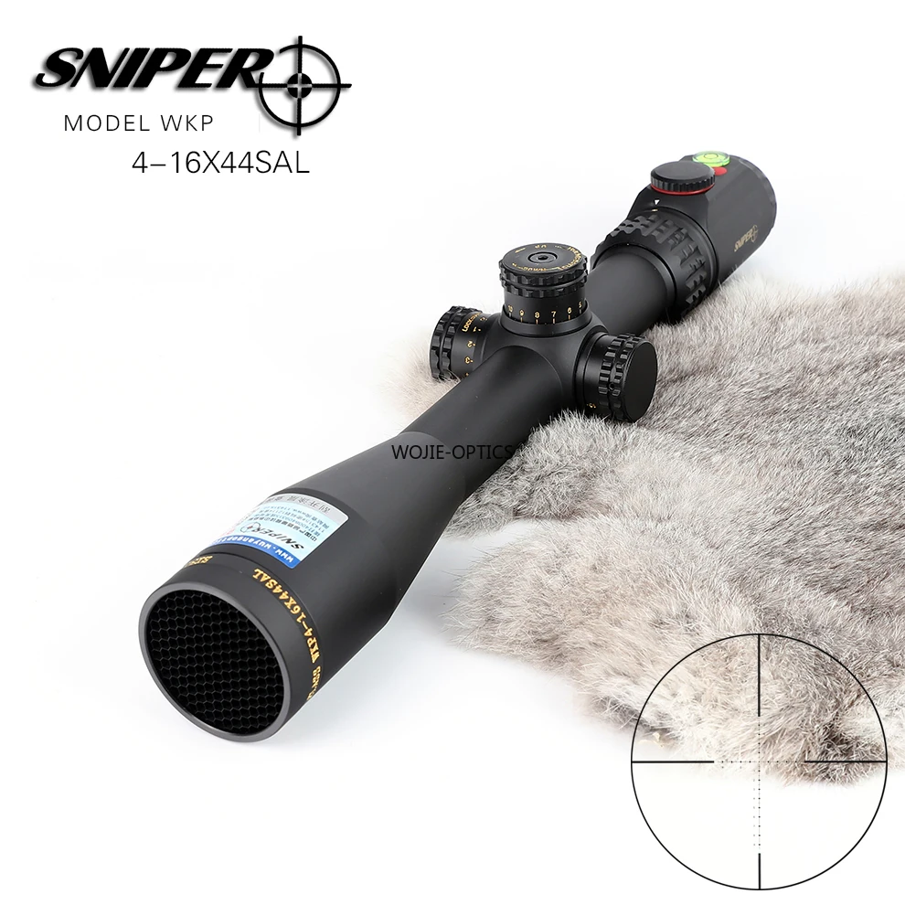 SNIPER WKP4-16X44SAL AOGL Riflescope Tactical Optical Sight Full Size Mil-Dot RG Reticle hunting optics rifle red dot sight
SNIPER WKP4-16X44SAL AOGL Riflescope Tactical Optical Sight Full Size Mil-Dot RG Reticle hunting optics rifle red dot sight