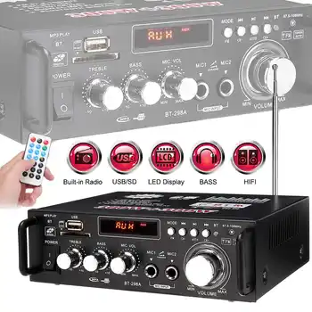 TRYLS 600w Car Amplifiers Audio Bluetooth Amplifier Subwoofer Amplifier Home Theater Sound System Mini Amplifier Professional
TRYLS 600w Car Amplifiers Audio Bluetooth Amplifier Subwoofer Amplifier Home Theater Sound System Mini Amplifier Professional