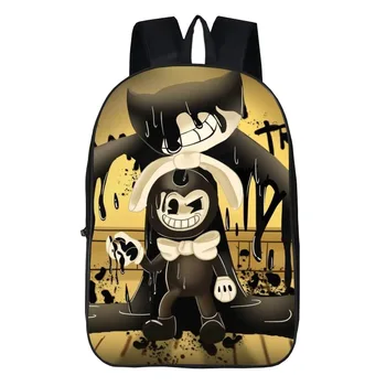 2019 Bendy And The Ink Machine Backpacks For Children School Bags Cartoon Game 3D Book Backpack Daily School Bag Dropshipping
2019 Bendy And The Ink Machine Backpacks For Children School Bags Cartoon Game 3D Book Backpack Daily School Bag Dropshipping