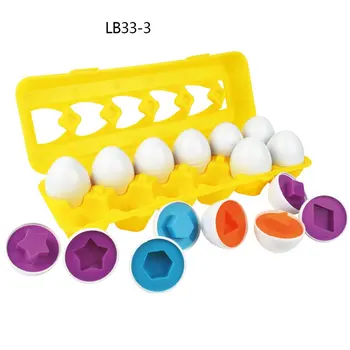 Simulated Egg Shape Color Matching Egg Set Preschool Geometric Shape Cognitive Infant Enlightenment Identification Color Shape
Simulated Egg Shape Color Matching Egg Set Preschool Geometric Shape Cognitive Infant Enlightenment Identification Color Shape