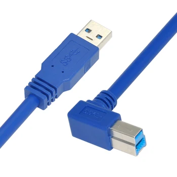 CY Chenyang USB 3.0 Type A Male to B Male 90 Degree Right Elbow Angled Printer Cable Cord Blue
CY Chenyang USB 3.0 Type A Male to B Male 90 Degree Right Elbow Angled Printer Cable Cord Blue