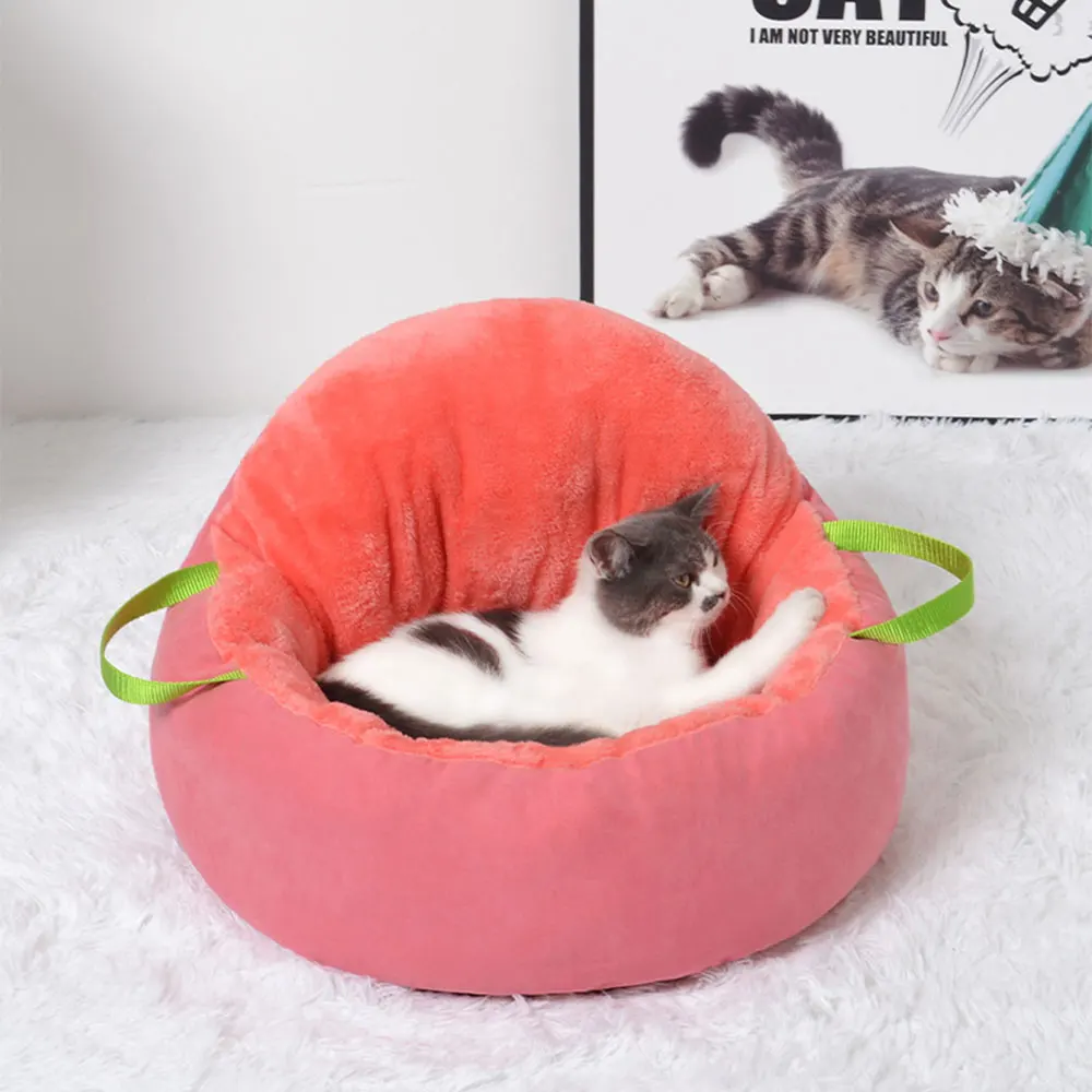 Winter Dog Cats Nest Portable Thick Cotton Velvet Pets Kennel with Detachable Pad Anti-slip Moisture-proof Pets Supplies
Winter Dog Cats Nest Portable Thick Cotton Velvet Pets Kennel with Detachable Pad Anti-slip Moisture-proof Pets Supplies