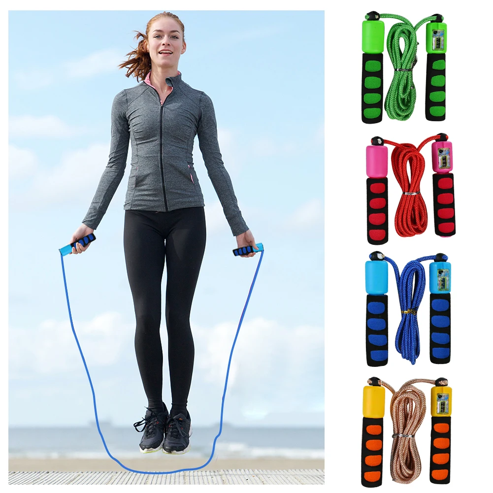 PVC Electronic Counting Rope Skipping Non-slip Sponge Wrapped Skipping Rope Adjustable Outdoor Activity Game Fitness Equipment
PVC Electronic Counting Rope Skipping Non-slip Sponge Wrapped Skipping Rope Adjustable Outdoor Activity Game Fitness Equipment