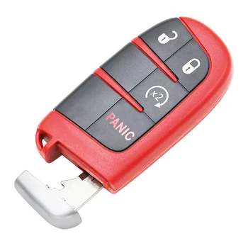 New Replacement 4/5 Button Remote Smart Key Shell Case for Chrysler 300 for Dodge Challenger Charger Dart Durango for Jeep Red 
New Replacement 4/5 Button Remote Smart Key Shell Case for Chrysler 300 for Dodge Challenger Charger Dart Durango for Jeep Red