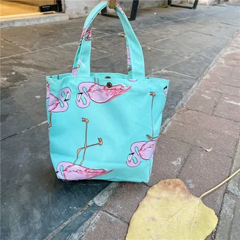M459 Fashion Cartoon Women Canvas Bag Pineapple Flamingo Cat Owl Printing Shopping Bag Handbag Small Size Gift Wholesale
M459 Fashion Cartoon Women Canvas Bag Pineapple Flamingo Cat Owl Printing Shopping Bag Handbag Small Size Gift Wholesale