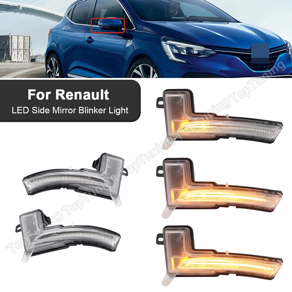 2X For Renault Clio 4 Clio IV 2016 2017 2018 2019 2020 2021 LED Dynamic Sequential Blinker Side Mirror Turn Signal Light Lamp
2X For Renault Clio 4 Clio IV 2016 2017 2018 2019 2020 2021 LED Dynamic Sequential Blinker Side Mirror Turn Signal Light Lamp