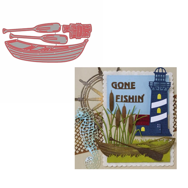 Fishing Boat Paddle Style Metal Cutting Dies Stencil For DIY Scrapbooking Decoration Album Embossing Cards Making Dies 2019
Fishing Boat Paddle Style Metal Cutting Dies Stencil For DIY Scrapbooking Decoration Album Embossing Cards Making Dies 2019