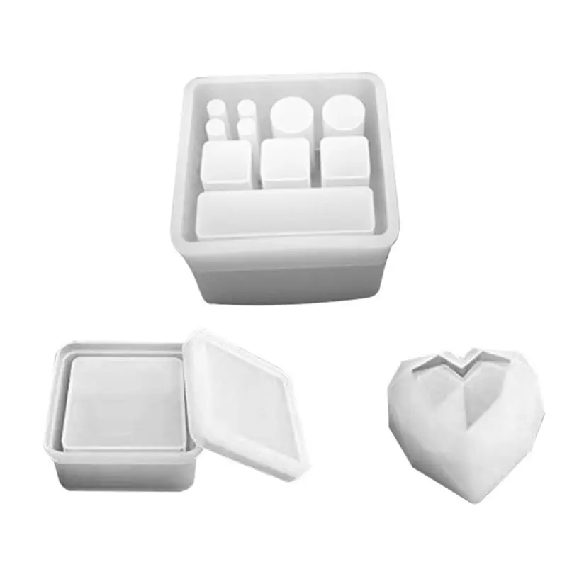 Box Resin Molds LET'S Resin Jewelry Box Molds with Diamond Heart Molds,Square SILICONE Molds for Making Resin Box
Box Resin Molds LET'S Resin Jewelry Box Molds with Diamond Heart Molds,Square SILICONE Molds for Making Resin Box