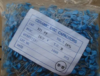 Delivery.Free ceramic capacitor, 331, 2000 1000 v 1 pack 
Delivery.Free ceramic capacitor, 331, 2000 1000 v 1 pack