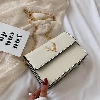 Summer New Fashion Trend High Quality PU Crossbody Bag Solid Color Elegant Wild Shoulder Bag Chain Luxury Brand Female Handbag
Summer New Fashion Trend High Quality PU Crossbody Bag Solid Color Elegant Wild Shoulder Bag Chain Luxury Brand Female Handbag