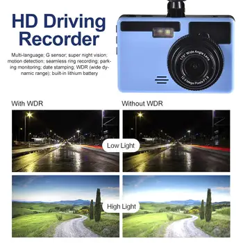 Dash Cam Dual Lens Full HD 1080P 3" IPS Car DVR Vehicle Camera Front+Rear Night Vision Video Recorder G-sensor Parking Mode WDR
Dash Cam Dual Lens Full HD 1080P 3" IPS Car DVR Vehicle Camera Front+Rear Night Vision Video Recorder G-sensor Parking Mode WDR