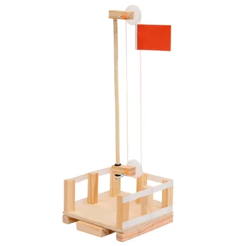 Experimental Toy Diy Red Flag Lifting Platform Children's Manual Small Invention Material Package Parent-child Interactive Toy
Experimental Toy Diy Red Flag Lifting Platform Children's Manual Small Invention Material Package Parent-child Interactive Toy