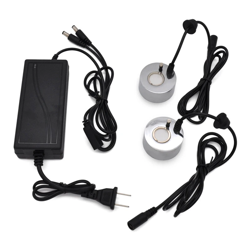 Mist Maker Fogger Ultrasonic Humidifier 2Pcs Atomizing Heads Water Fountain Pond Fog Atomizer Air Humidifier US Plug 
Mist Maker Fogger Ultrasonic Humidifier 2Pcs Atomizing Heads Water Fountain Pond Fog Atomizer Air Humidifier US Plug