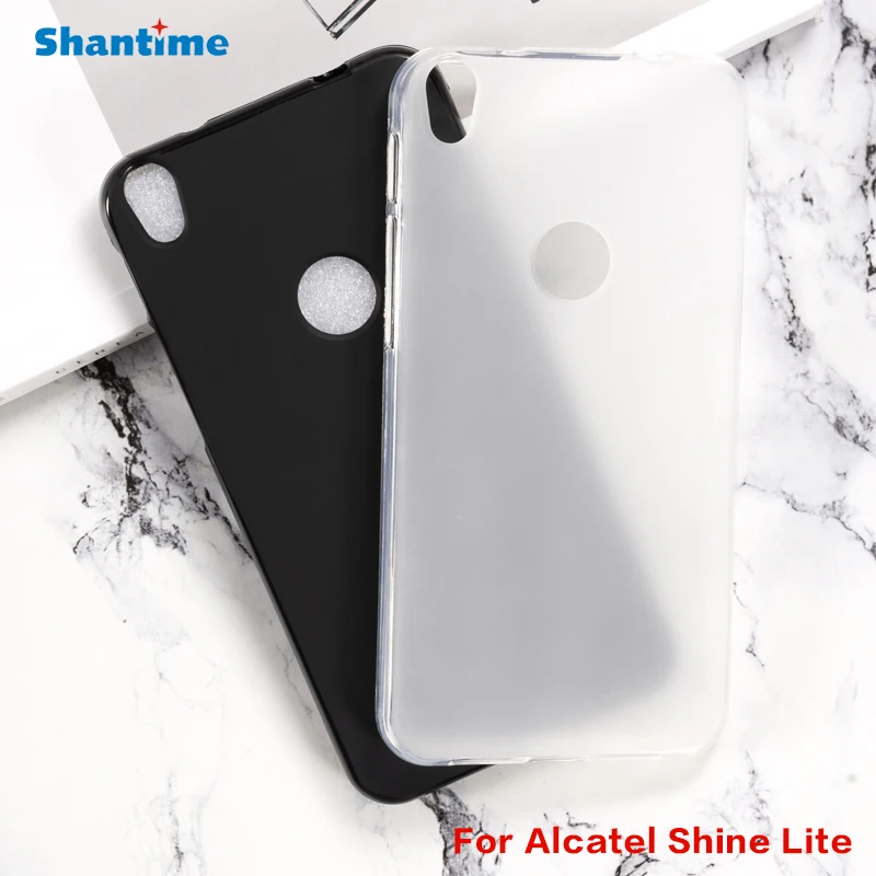 For Alcatel Shine Lite Gel Pudding Silicone Phone Protective Back Shell Soft TPU Case | Мобильные телефоны и аксессуары