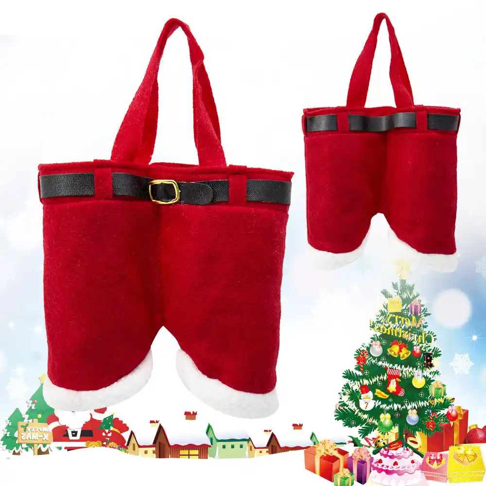 gift kid gift bag christmas pack cute red xmas decor home kawaii