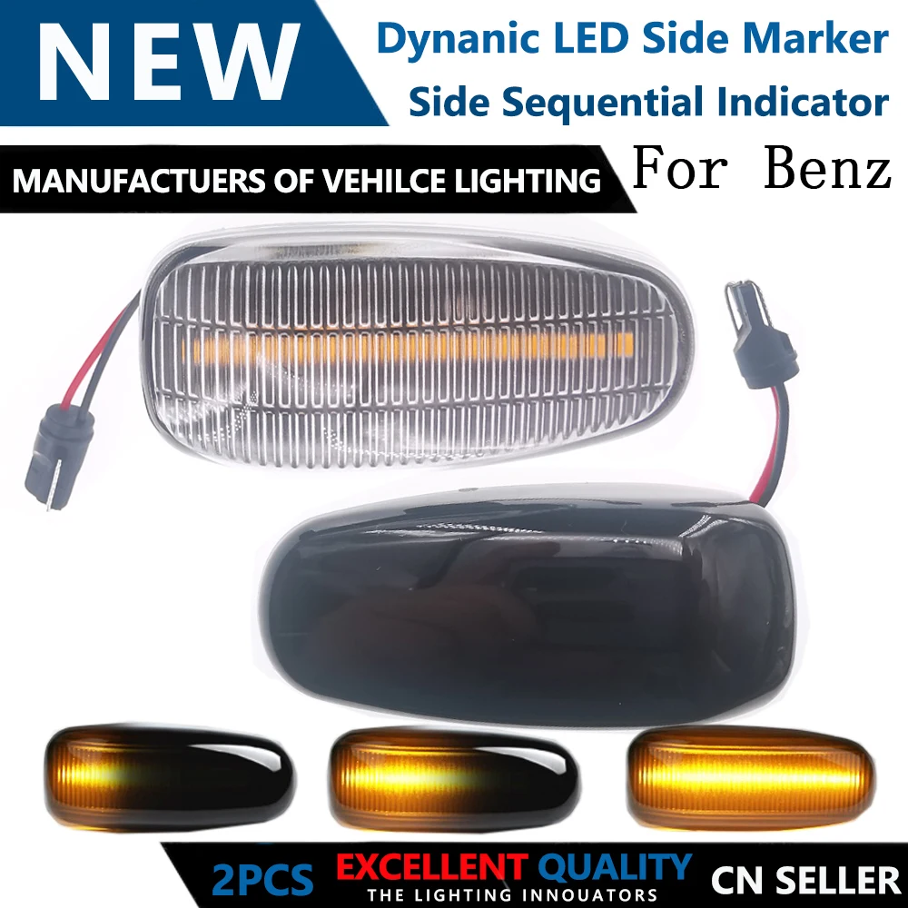 Led Dynamic Side Marker Turn Signal Indicator Light Sequential Blinker For Mercedes Benz W901W670 W414 W638 W140 W202 W163 R129
Led Dynamic Side Marker Turn Signal Indicator Light Sequential Blinker For Mercedes Benz W901W670 W414 W638 W140 W202 W163 R129